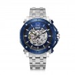 Expedition 6402 Silver Blue Ring Automatic Skeleton MABTUBU